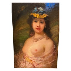 Portrait of an Oriental Young Woman, circa 1880.
