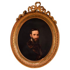 Antique Portrait of Anselmo Rodríguez de Rivas y Rivero. WSSEL DE GUIMARDA, Manuel. 1878