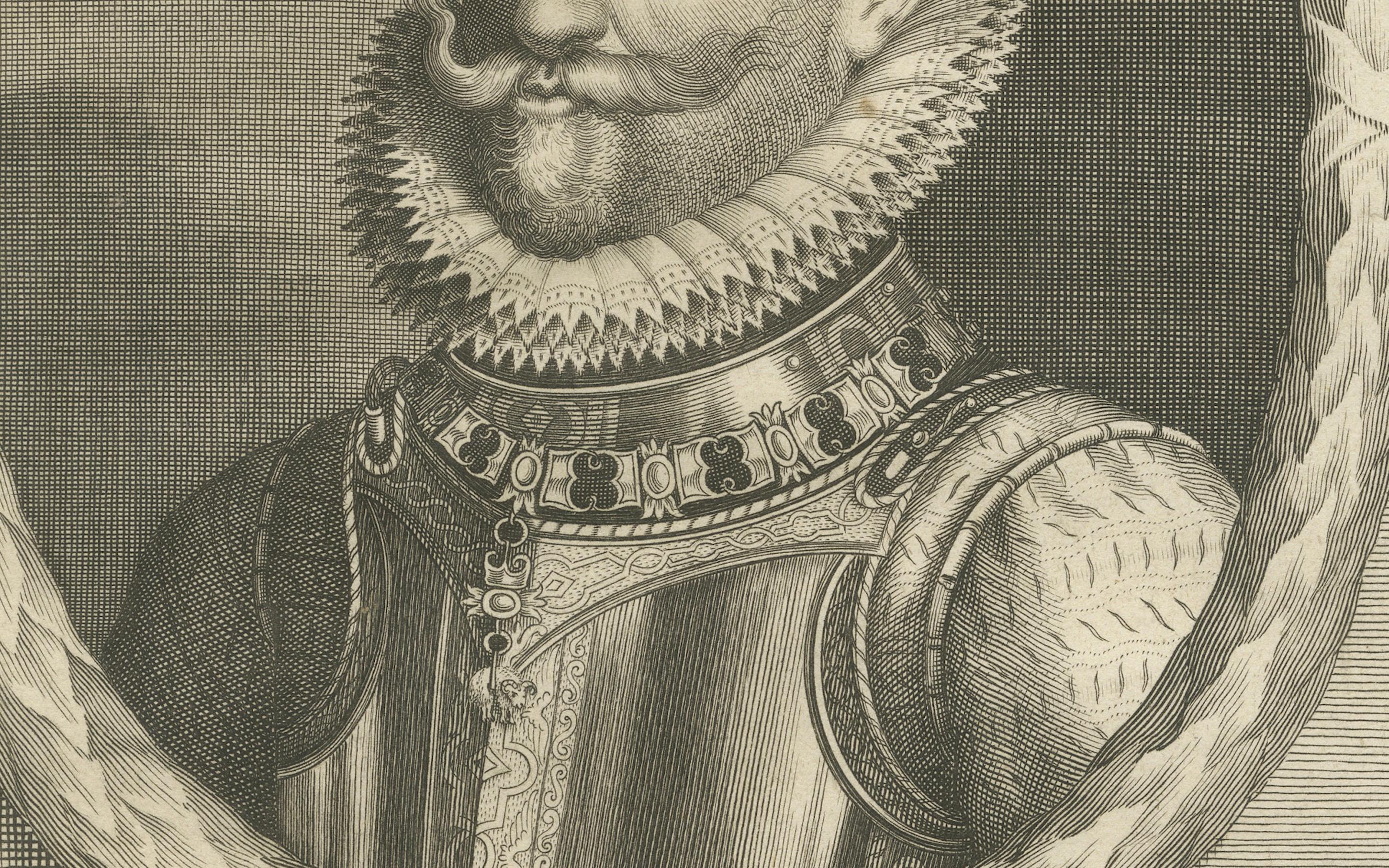 Néerlandais Portrait de l'archiduc Ernest d'Autriche - Gouverneur des Pays-Bas espagnols en vente