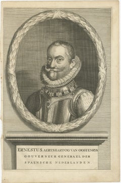 Portrait de l'archiduc Ernest d'Autriche - Gouverneur des Pays-Bas espagnols