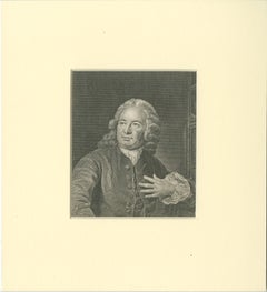 Portrait of Archibald Bower, Scottish Librarian to Queen Caroline, circa 1800