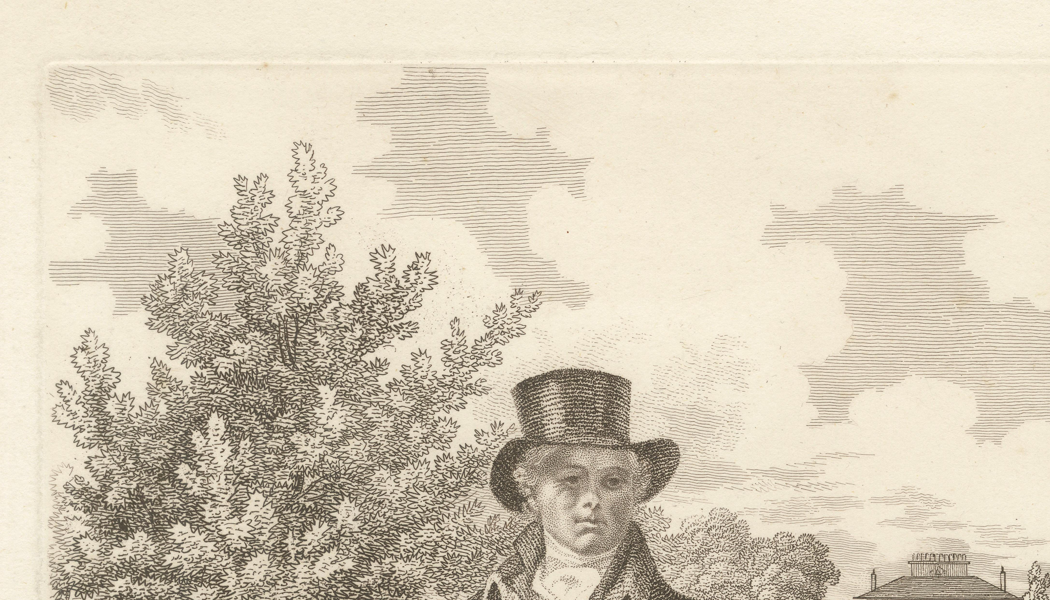 Portrait of Architect Henry Holland at Hans Place, Chelsea — Garrard, 1806