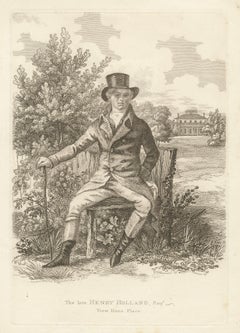 Portrait of Architect Henry Holland at Hans Place, Chelsea — Garrard, 1806