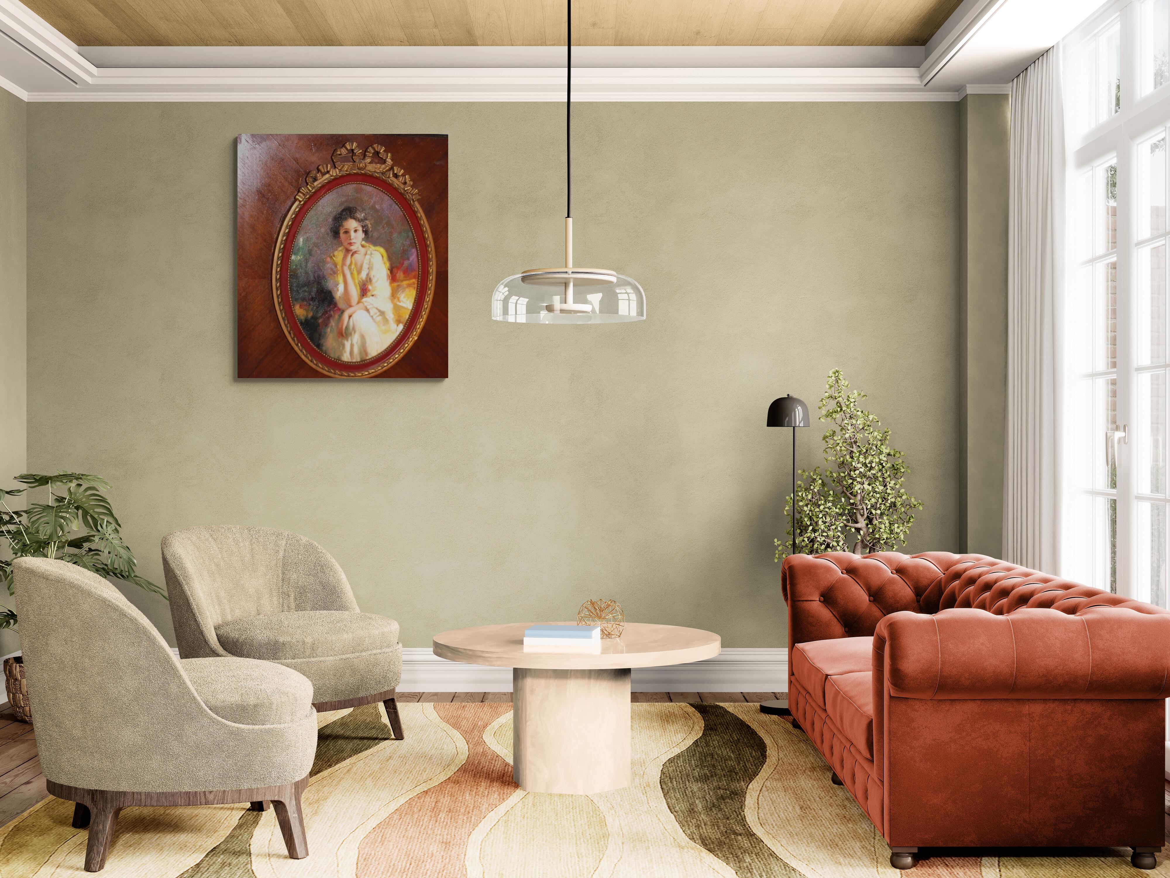 Porträt eines schönen italienischen Mädchens von Pino Daeni im Angebot 7