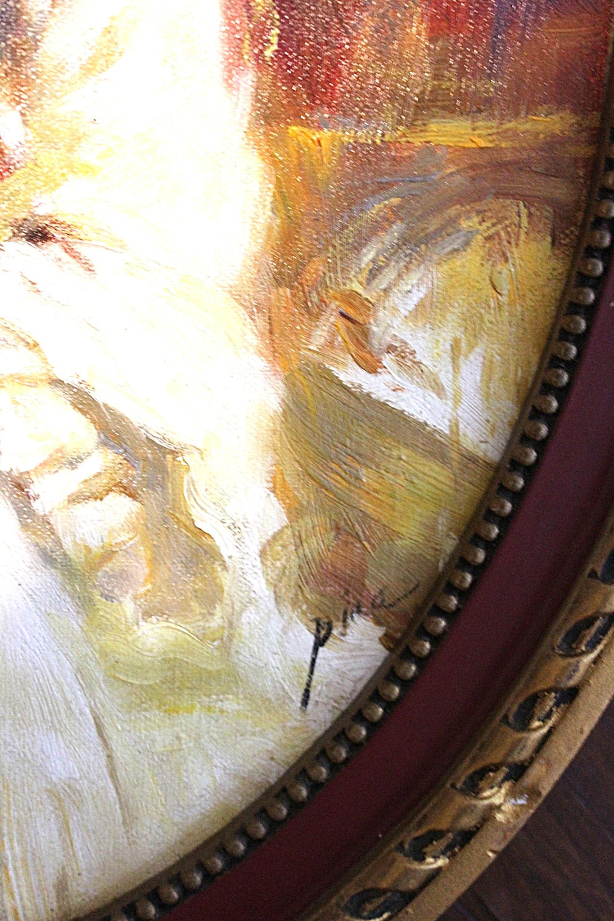 Porträt eines schönen italienischen Mädchens von Pino Daeni im Angebot 9