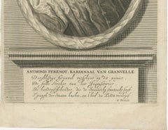 Portrait of Cardinal Granvelle – Dutch Engraving, circa 1681
