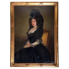 Portrait of Doña Narcisa Barañana de Goicoechea, MET Authorized Copy, oil, 1937