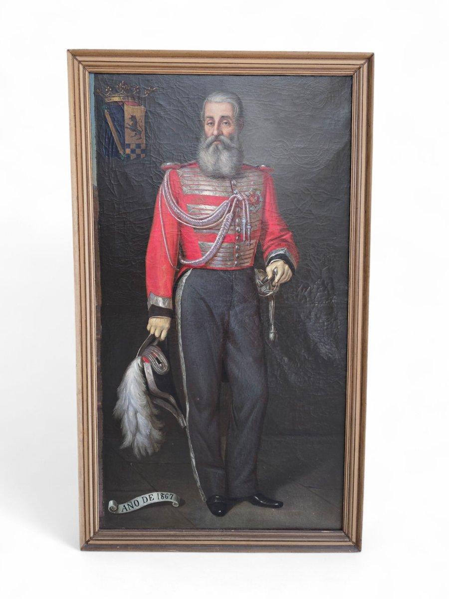 Porträt von Eduardo de Sada y López-Lisperguer, Markgraf von Campo Real (Spanisch) im Angebot