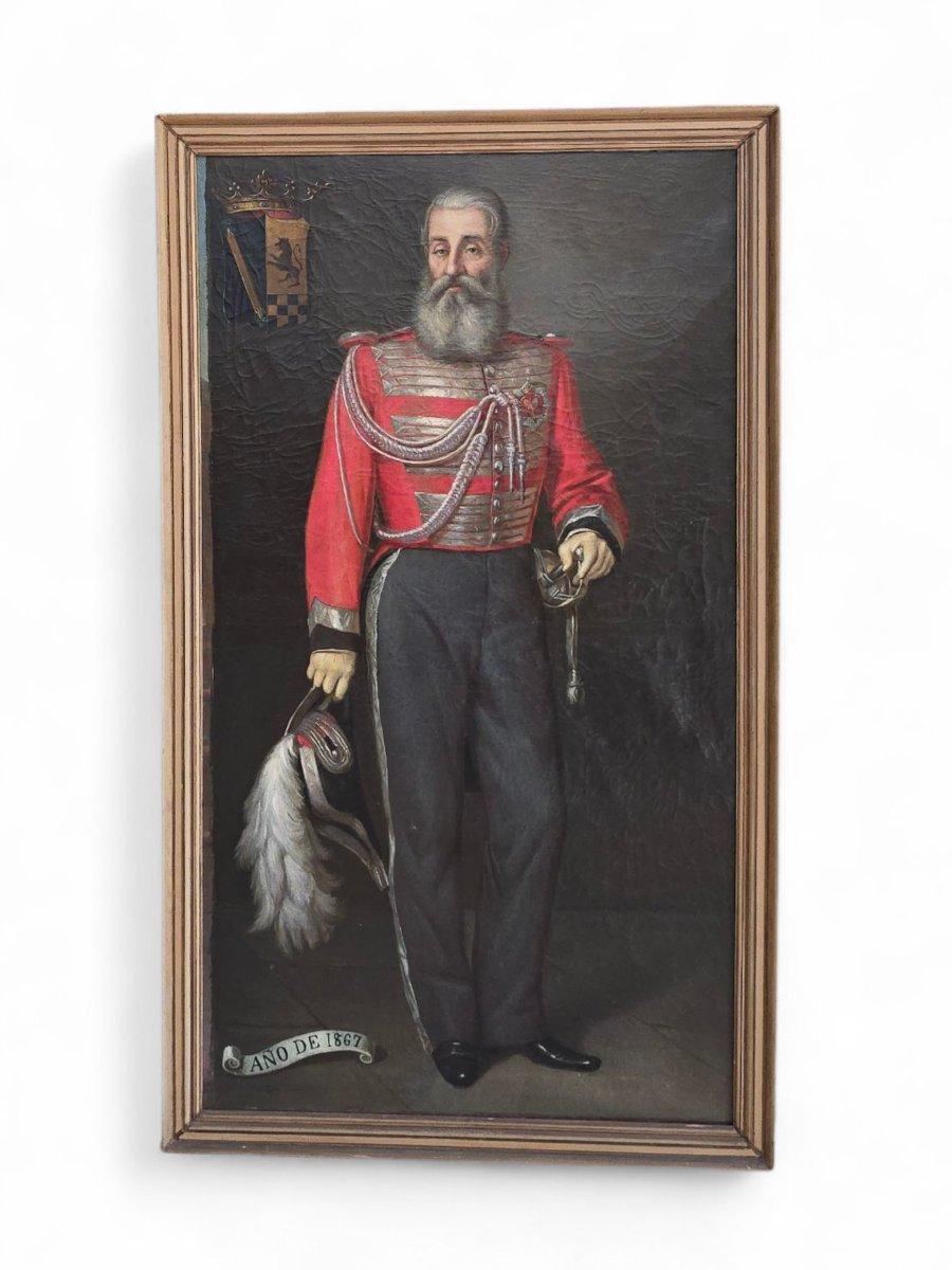 Porträt von Eduardo de Sada y López-Lisperguer, Markgraf von Campo Real im Angebot 1