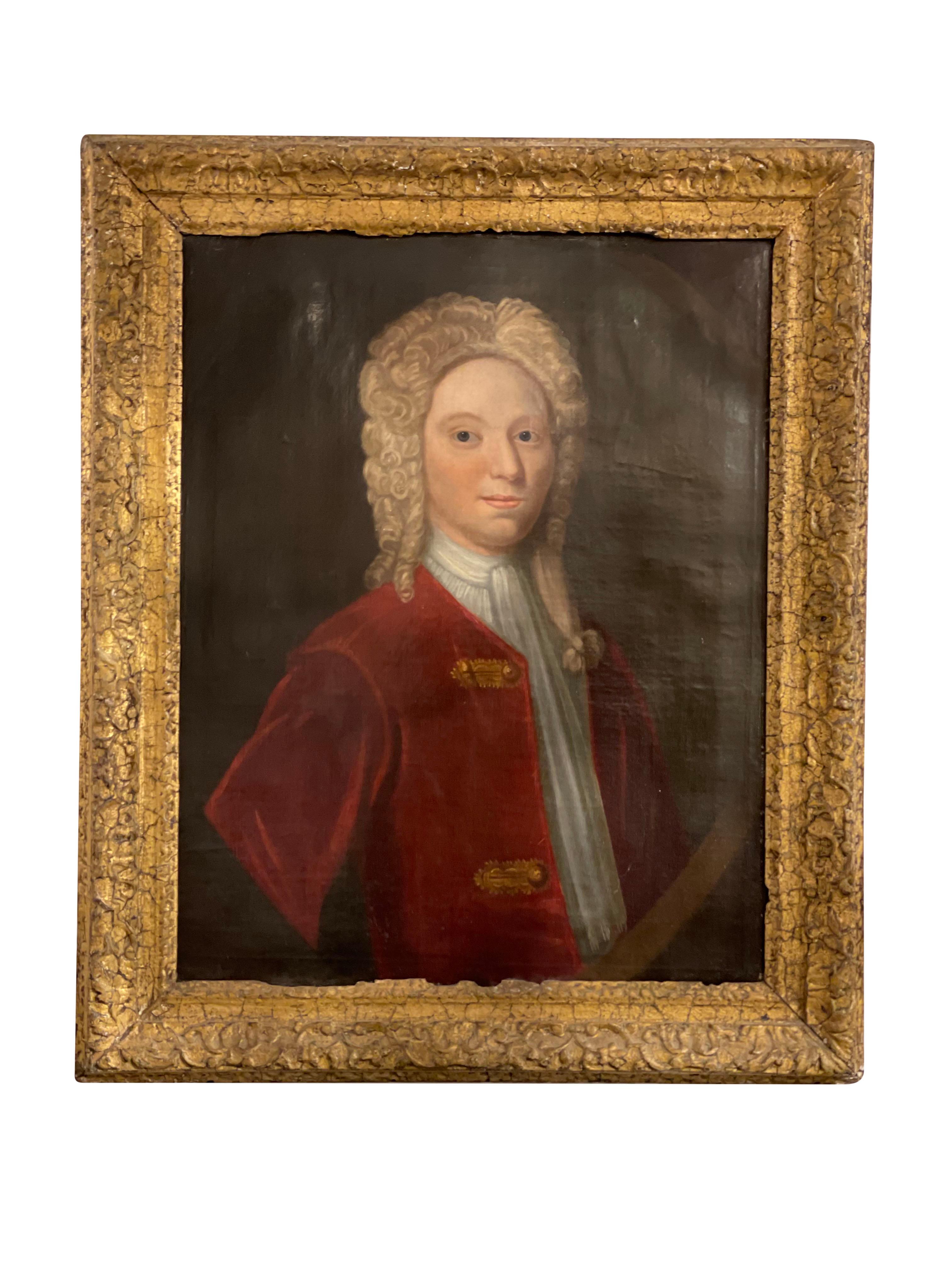 18th Century and Earlier Portrait of English Gentleman, 18th Century