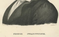 Portrait of Feodor Iwanowitsch, a Kalmyk, by Karl Joseph Brodtmann, Zurich 1836