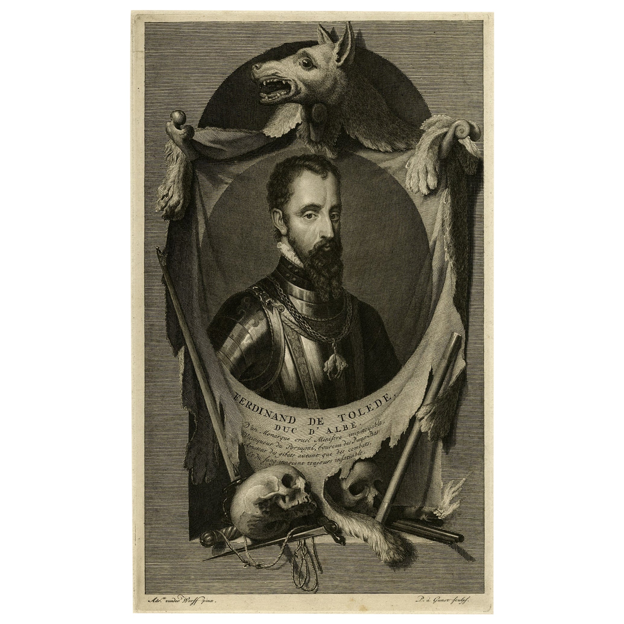 Portrait de Fernando Alvarez de Toledo y Pimentel, Grand duc d'Albe, c.1690 en vente
