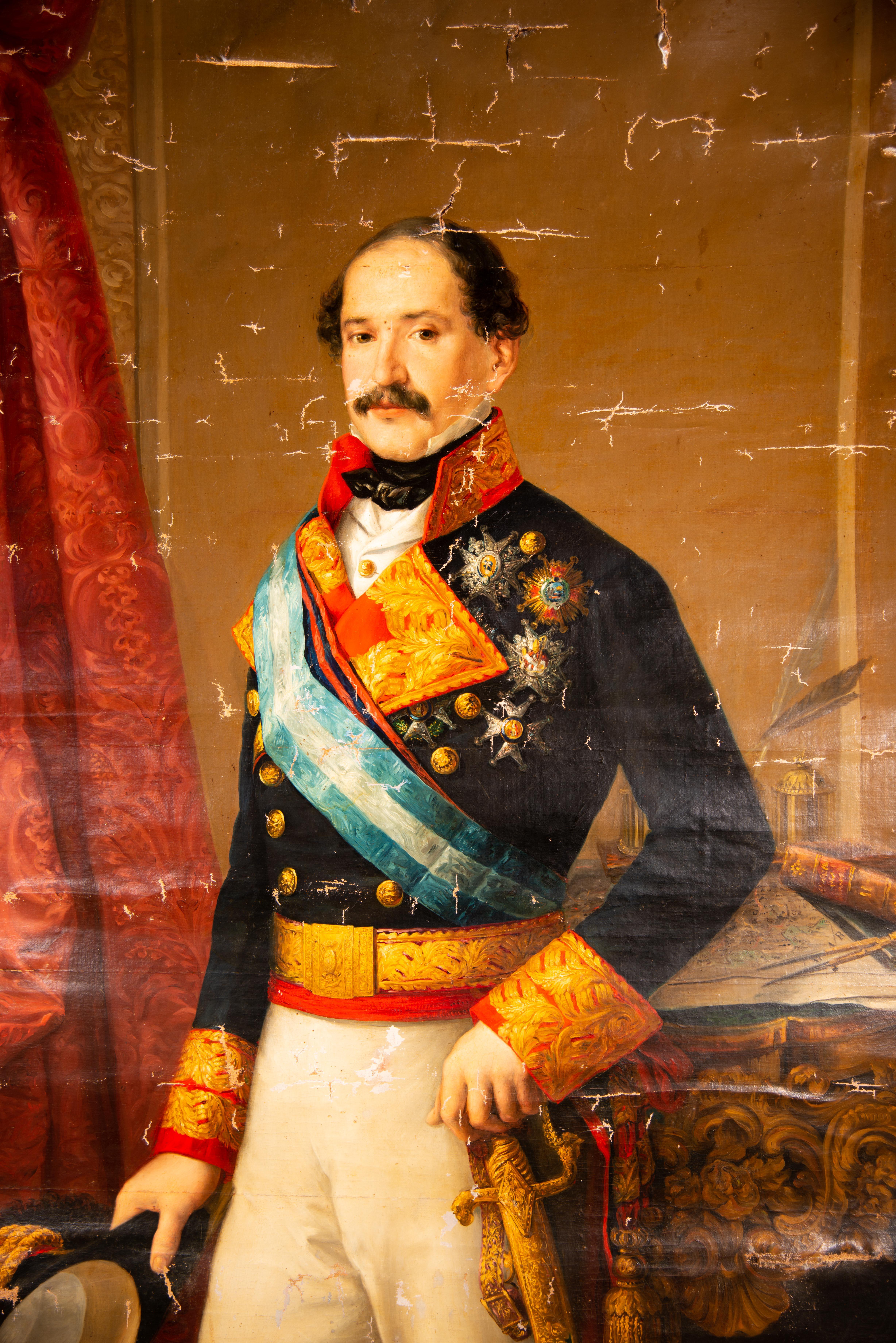 Portrait of Fernando Fernandez de Cordoba and Valcarcel. Oil on canvas. 4