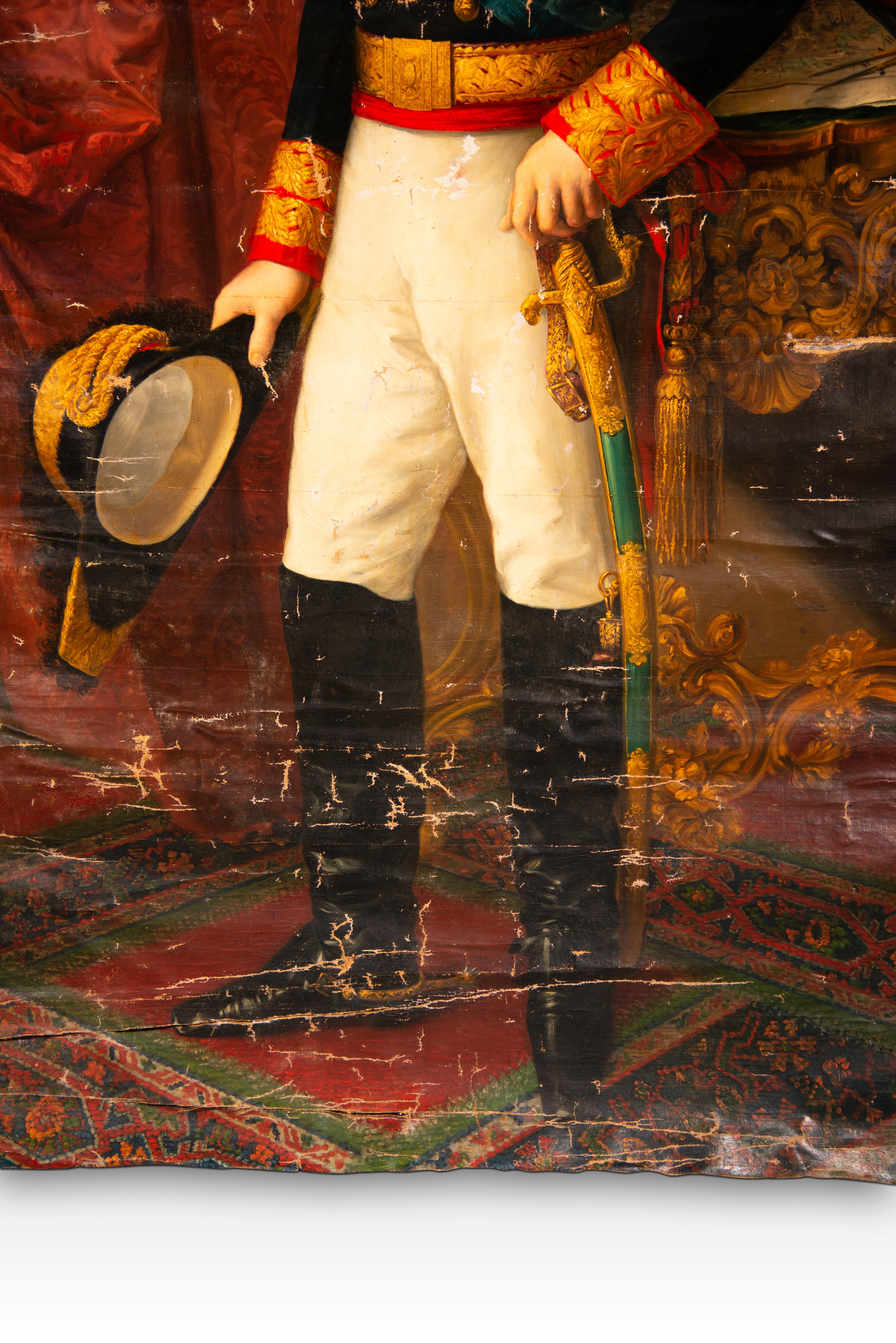 Portrait of Fernando Fernandez de Cordoba and Valcarcel. Oil on canvas. 1