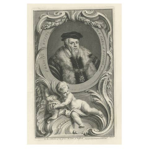 Portrait of Francis Russell, Earl of Bedford, English Nobleman and Politician