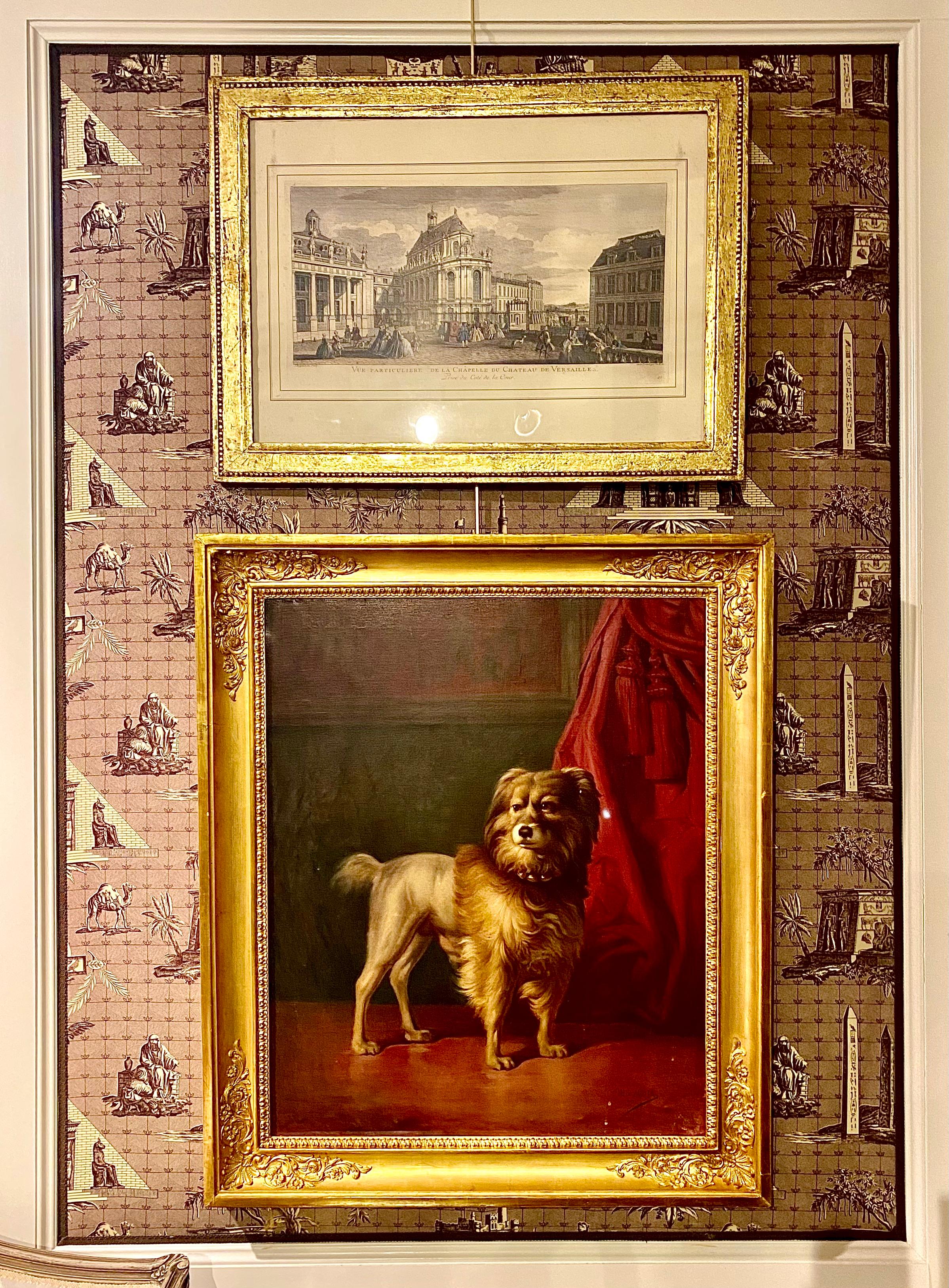 Spanish Portrait of Friel, Dog of the Dukes of Osuna, by Marcos Hiràldez Di Acosta, 1879 For Sale