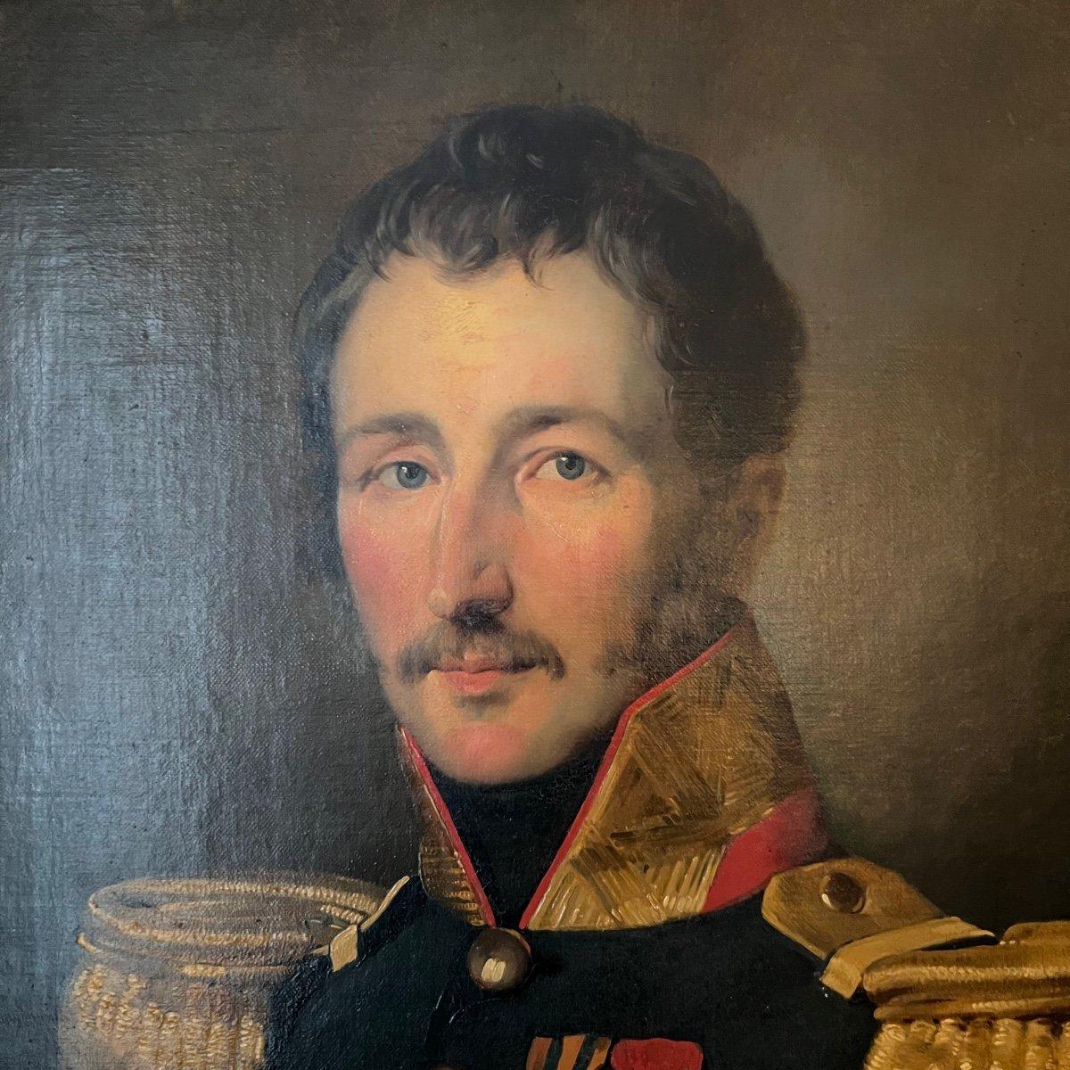 19th Century Portrait Of General Goethals Attributed to Gustaaf Wappers (1803-1874)  For Sale