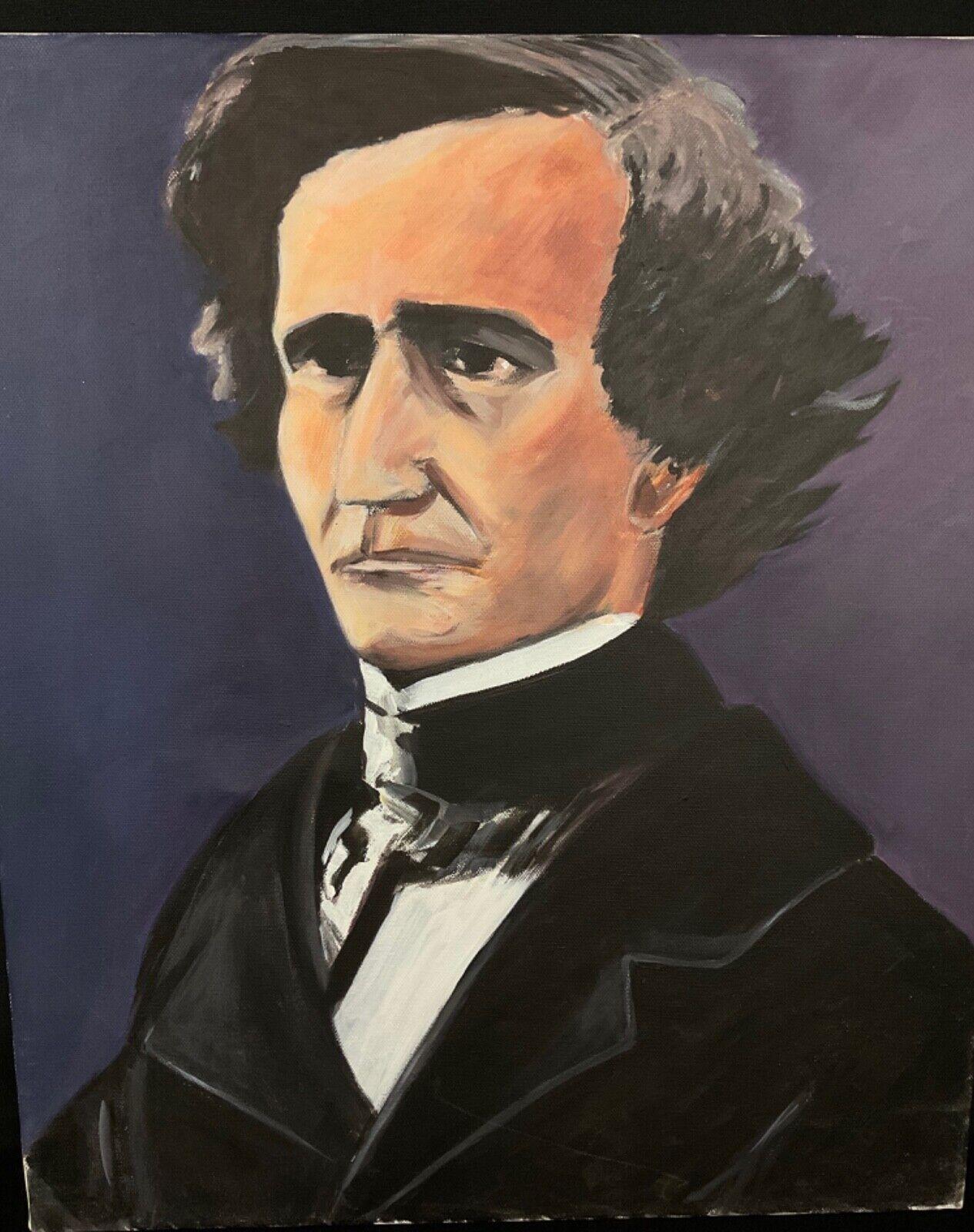 Ritratto di Hector Berlioz - Pittura acrilica di J. Boving, Mâconnais - 2Y562 in vendita 2