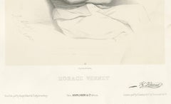 Portrait of Horace Vernet by Le Gout-Gérard – 19th Century Lithograph, ca.1855