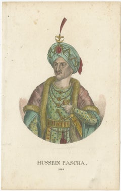 Portrait of Hussein Pasha, 1828: An Ottoman Leader in Orientalist Art, ca.1830