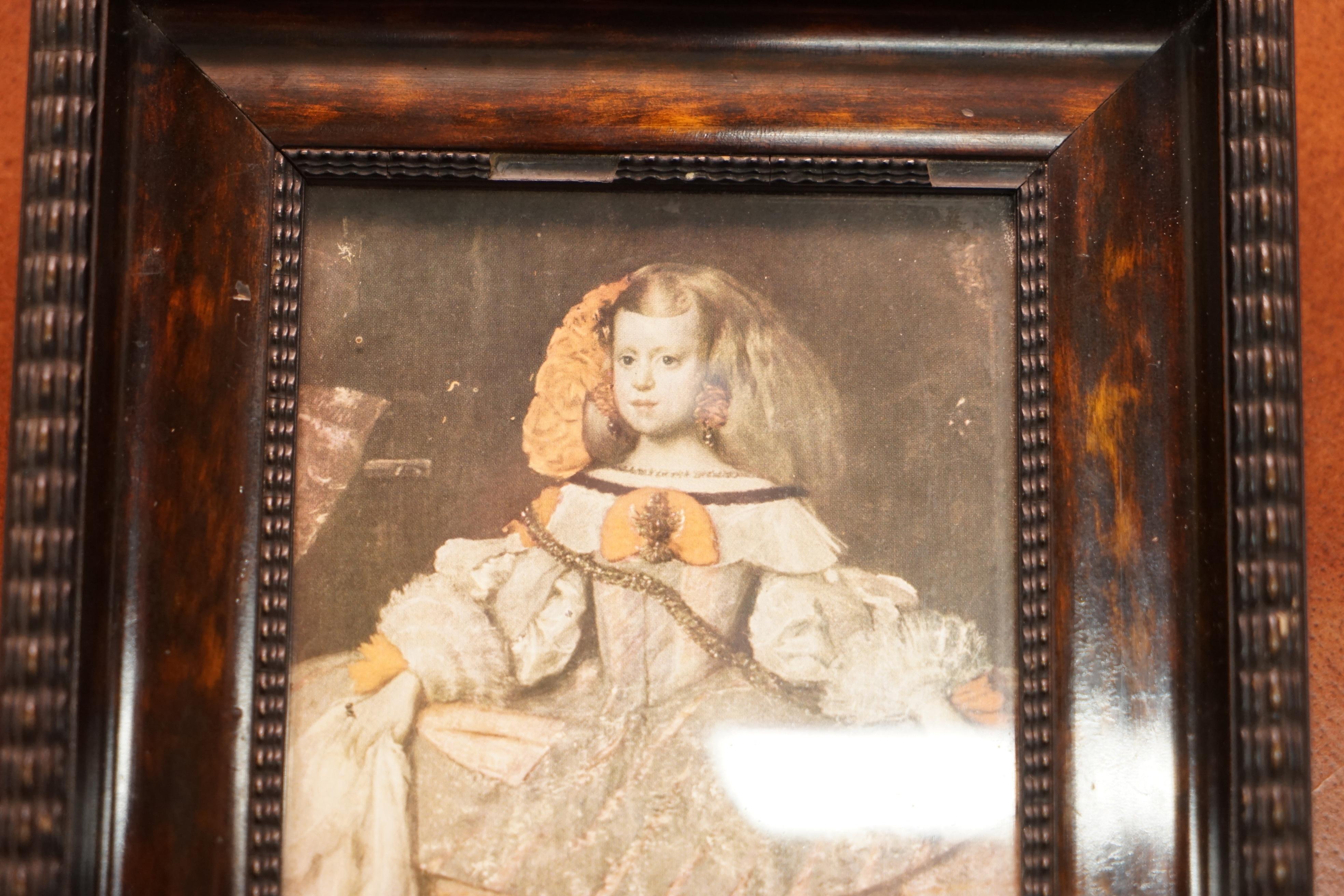 Fait main Portrait de l'infant Margarita Teresa Juan Bautista Martine Del Mazo Reine, Espagne en vente