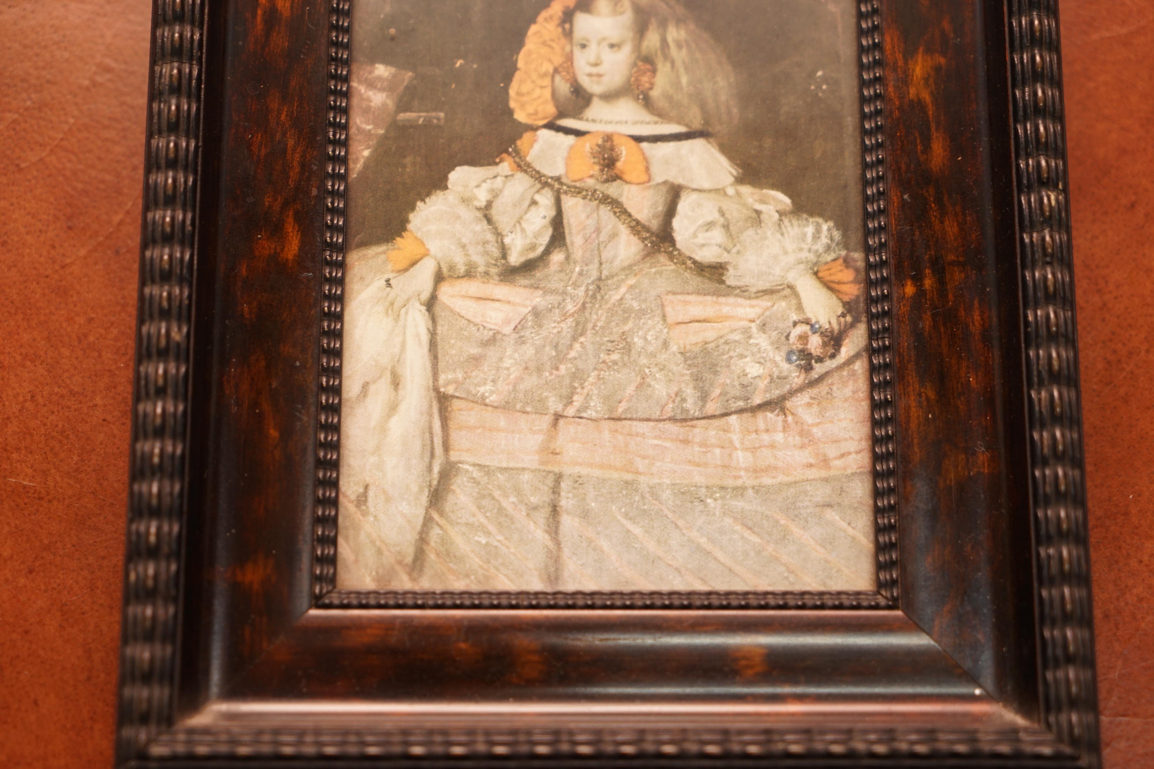 Porträt der kleinen Prinzessin Margarita Teresa Juan Bautista Martine Del Mazo, Spanien (Frühes 19. Jahrhundert) im Angebot