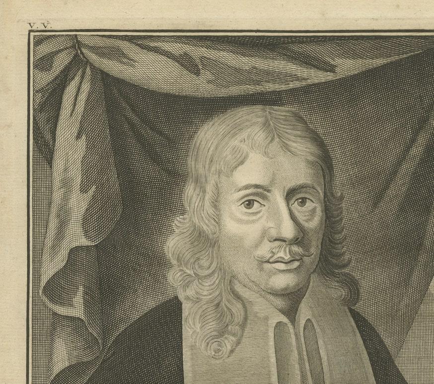Retrato de Ioan Maat Suyker: Gobernador General de las Indias Orientales Holandesas, 1724 en Bueno estado para la venta en Langweer, NL