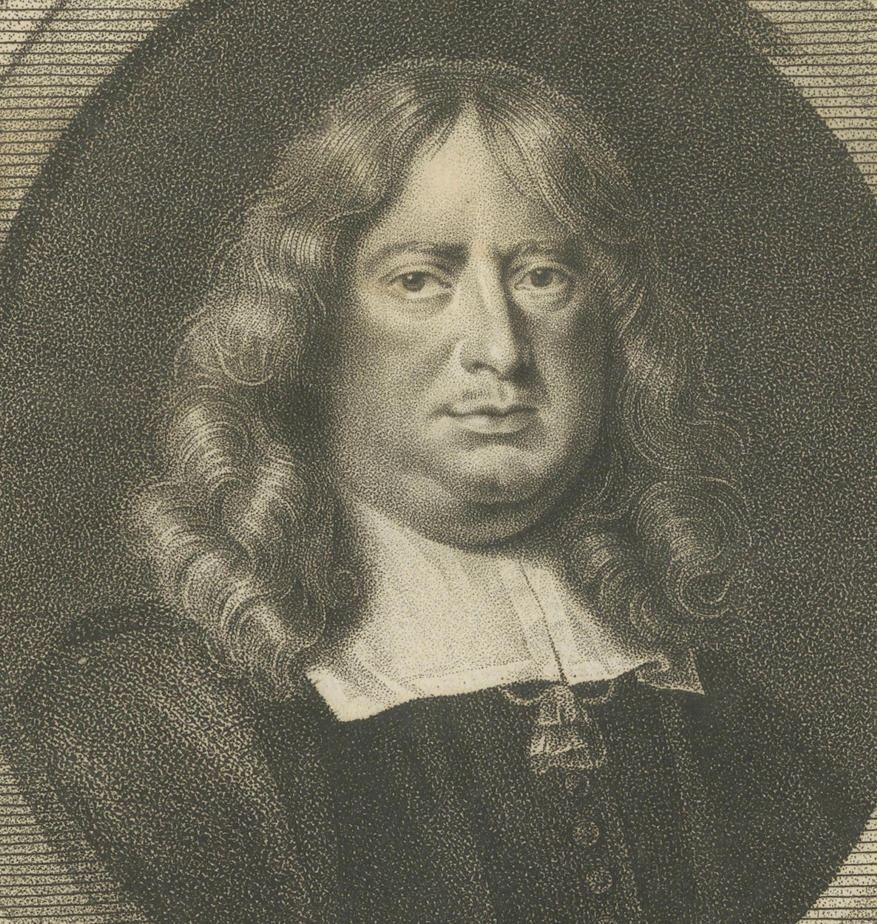 Gravé Portrait de Jacob van der Vancht - Maire de Gouda, gravé par Claessens, 1794 en vente