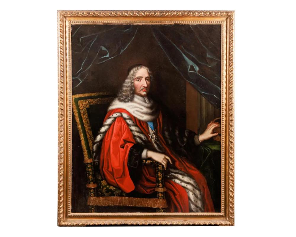 Suiveur de Phillippe de Champaigne (français, 1602-1674)

Portrait de qualité exceptionnelle de Jean-Antoine de Mesmes (Premier Président)

Jean-Antoine de Mesmes, comte d'Avaux (1661-1723) fut premier président du Parlement de Paris et membre de