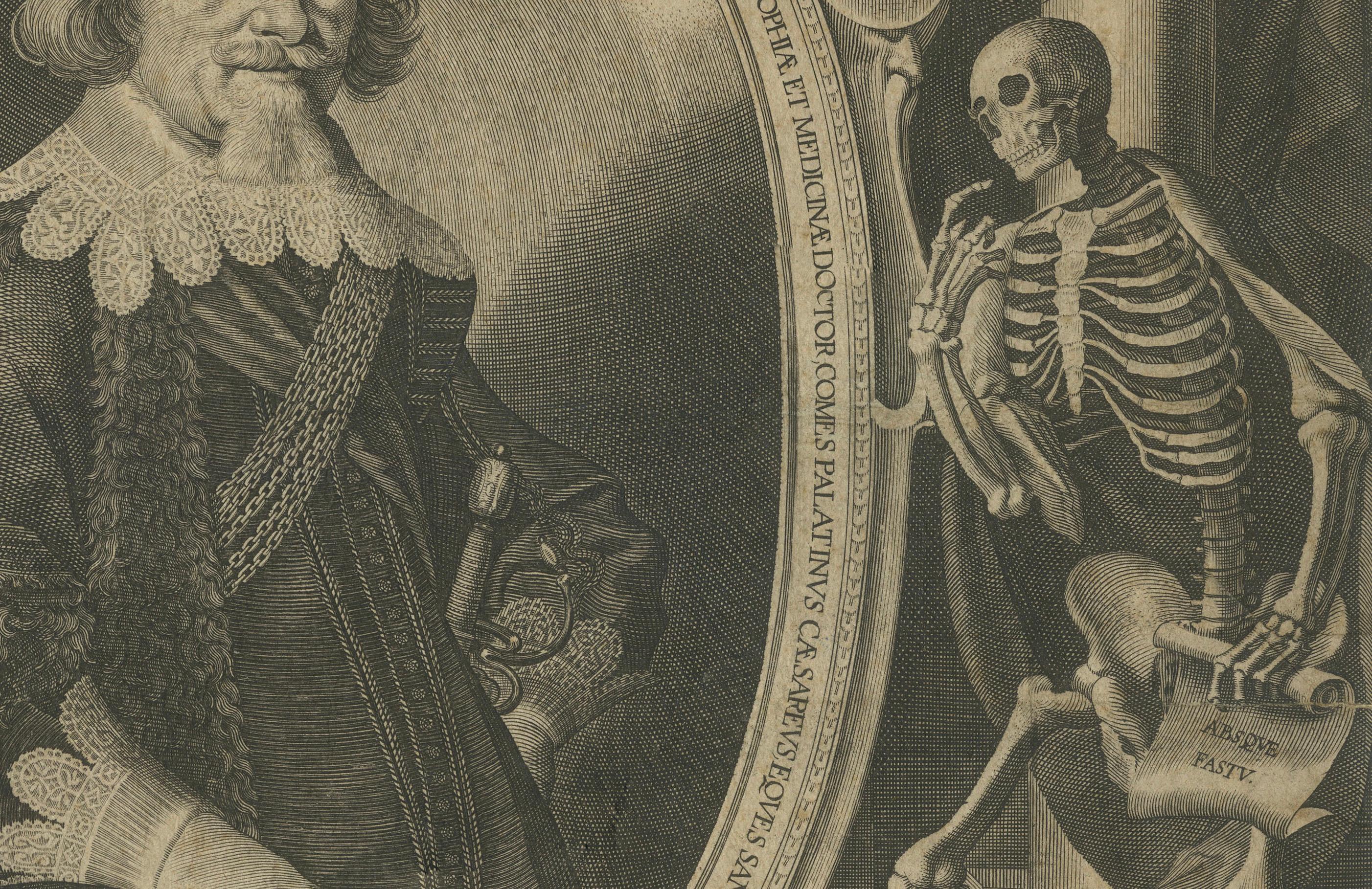 Retrato de Johannes Henisius por Wolfgang y Lucas Kilian, Augsburgo, 1638 en Bastante bueno estado para la venta en Langweer, NL