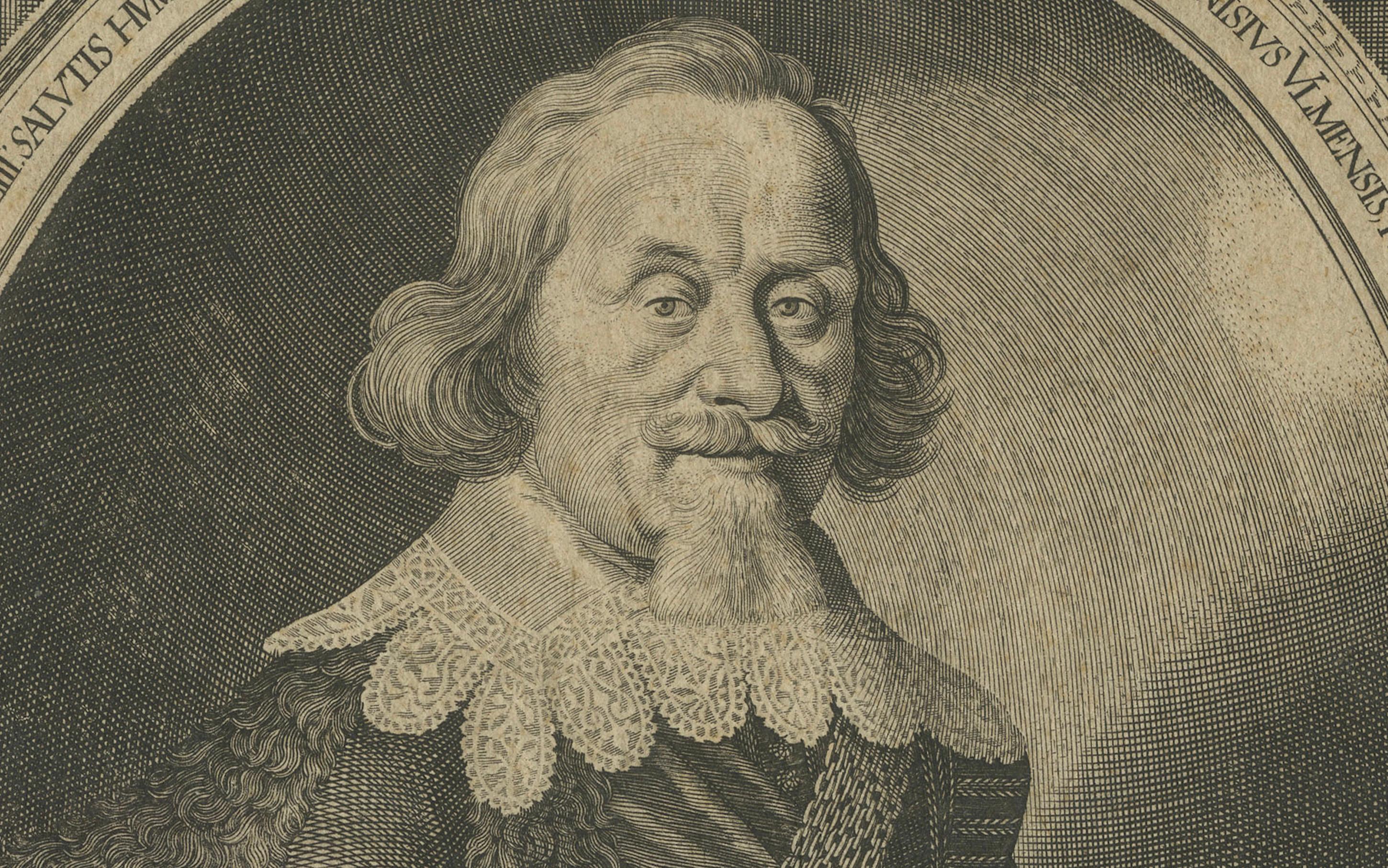 Retrato de Johannes Henisius por Wolfgang y Lucas Kilian, Augsburgo, 1638 en venta 1