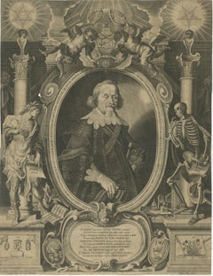 Ritratto di Johannes Henisius di Wolfgang e Lucas Kilian, Augsburg, 1638