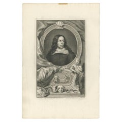 Portrait of John Thurloe, English Politician and Spymaster for Oliver Cromwell