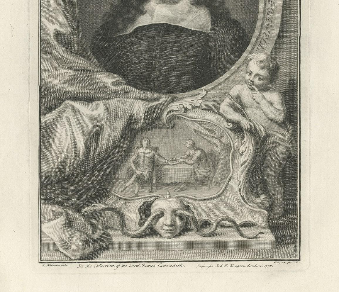 18th Century and Earlier Portrait of John Thurloe, English Politician and Spymaster for Oliver Cromwell For Sale