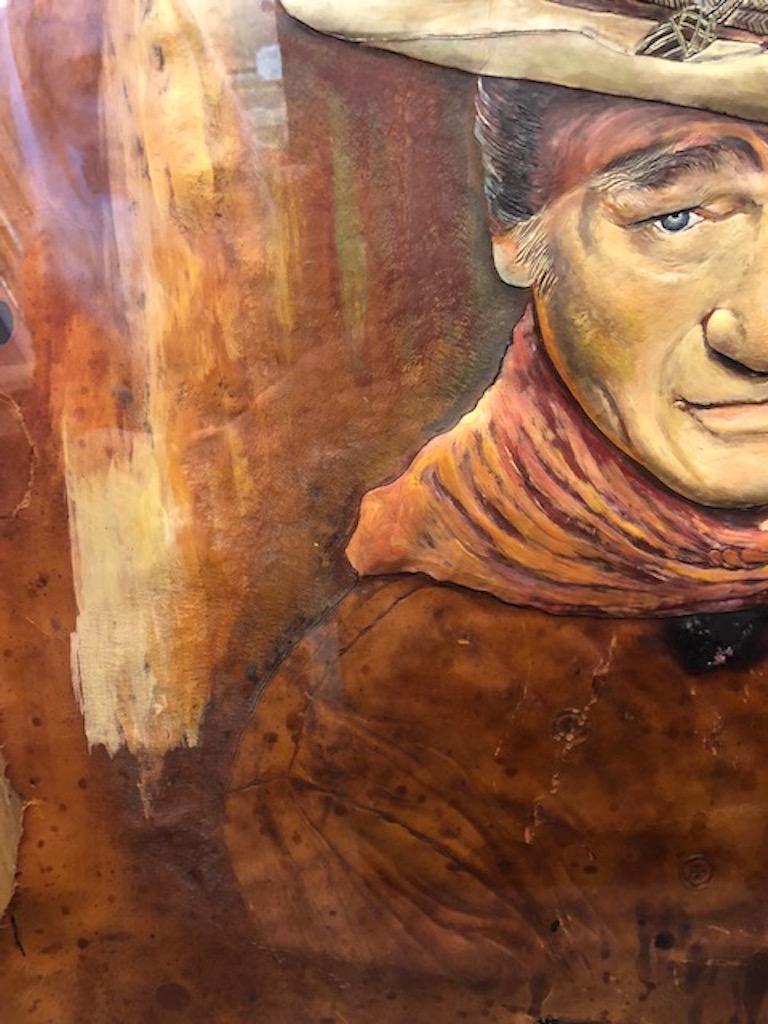 Portrait of John Wayne In Good Condition In Houston, TX