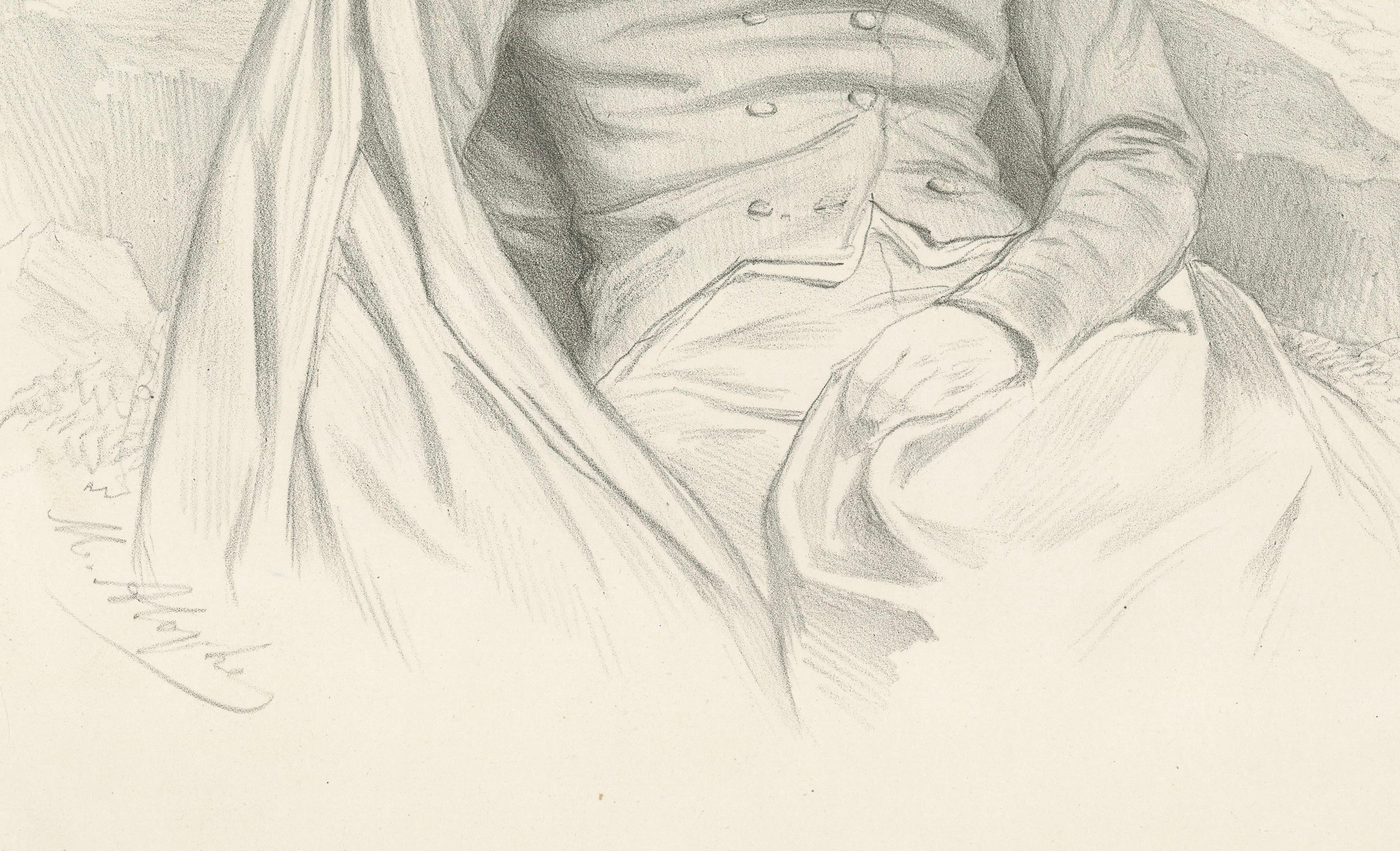 Retrato de Joseph Méry - Poeta y publicista francés, litografía del siglo XIX

Esta elegante litografía de mediados del siglo XIX muestra al poeta, novelista y publicista francés Joseph Méry (1797-1866), en una pose relajada pero digna. Sentado ante