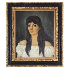 Portrait of Juliette Gréco, Pierre Piget, 1950