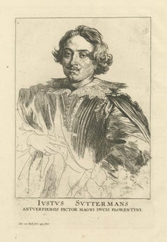 Portrait of Justus Sustermans, Flemish Painter to the Grand Duke of Florence