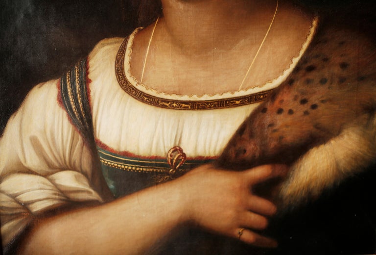 Portrait of La Fornarina after Sebastian Del Piombo For Sale at 1stDibs