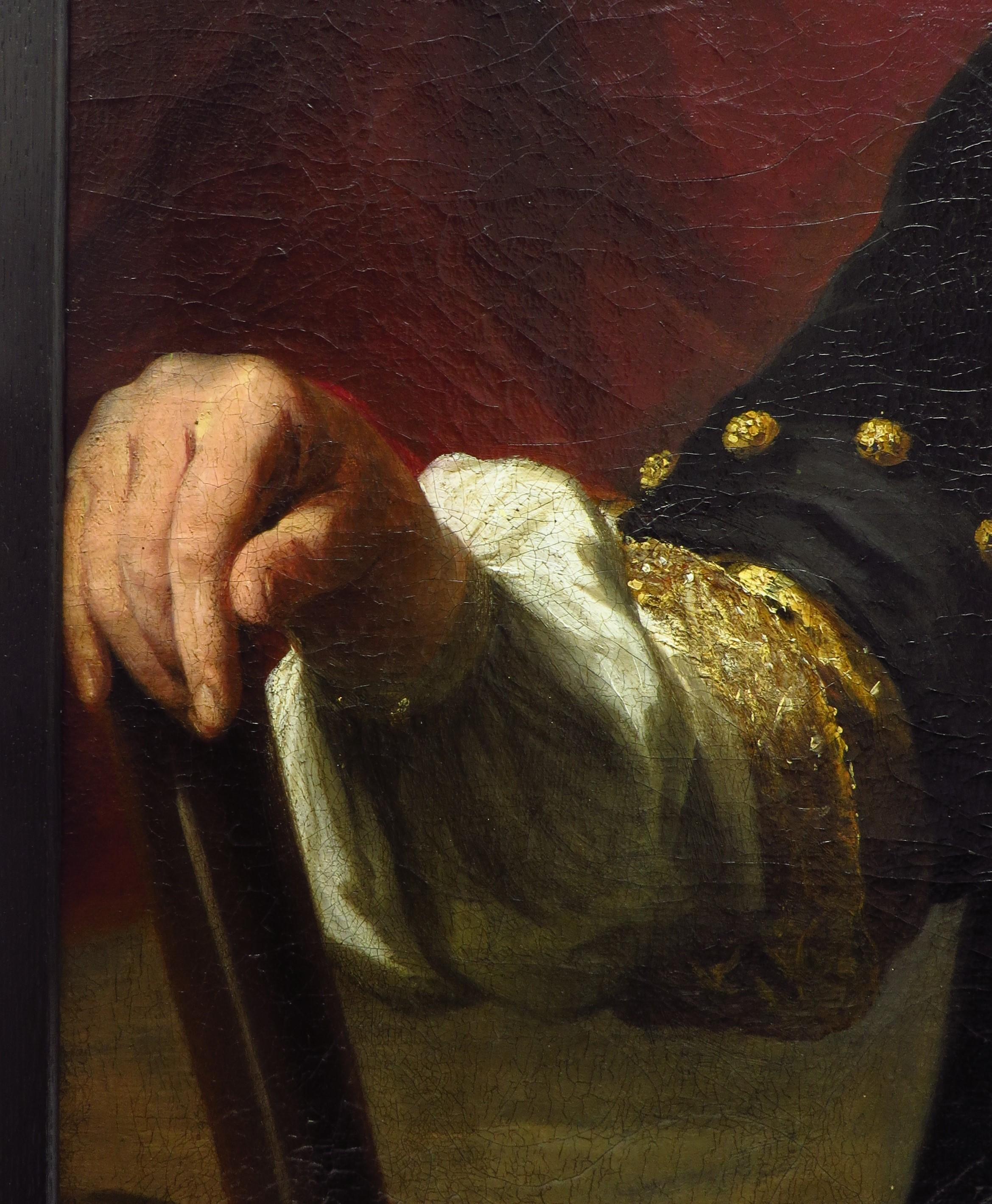 Dutch Colonial Portrait of Lieutenant Admiral Michiel Adriaensz. de Ruyter by Ferdinand Bol For Sale