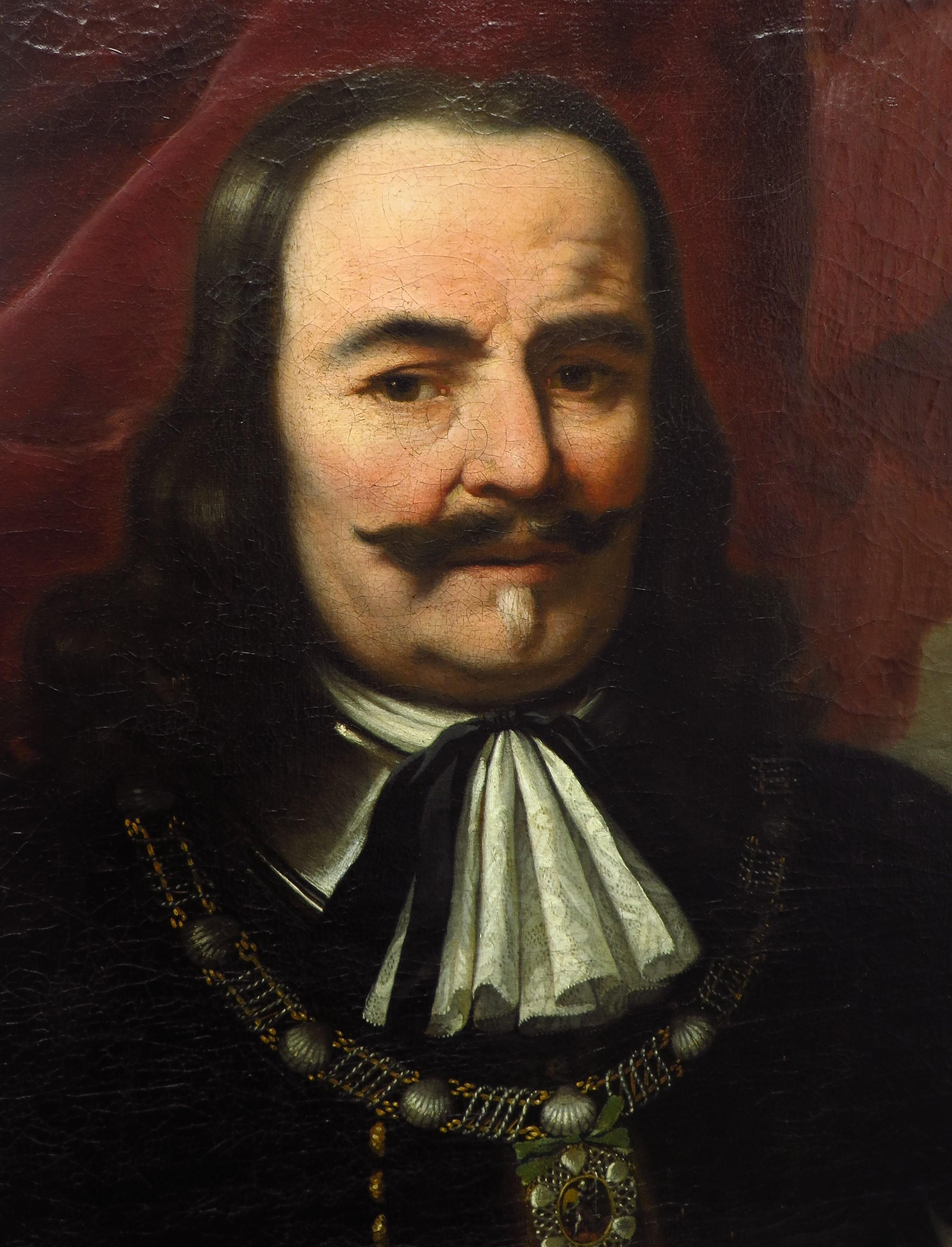 18th Century and Earlier Portrait of Lieutenant Admiral Michiel Adriaensz. de Ruyter by Ferdinand Bol For Sale