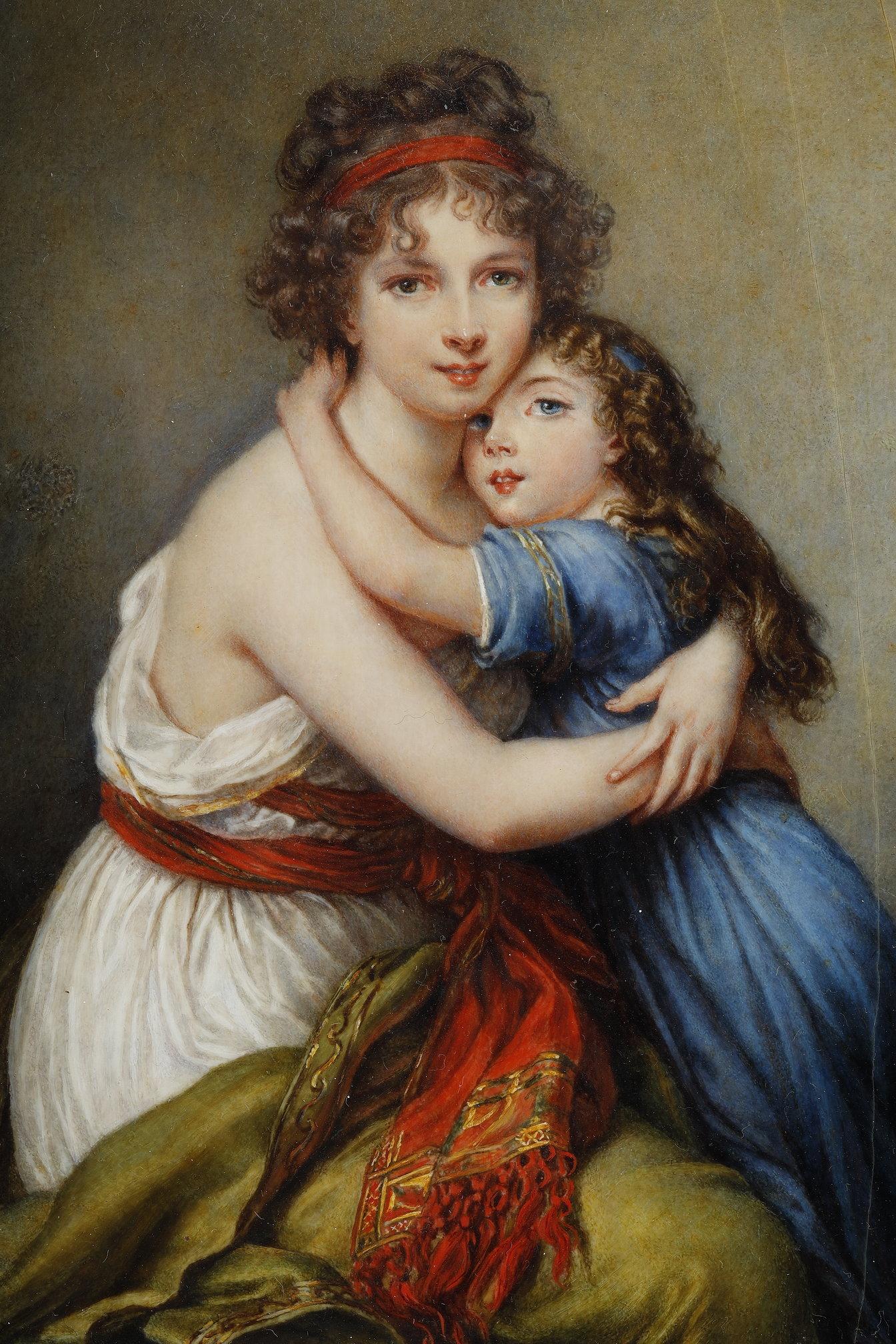Retrato de la Sra. Vigée-Lebrun y su hija según Elisabeth Vigée-Lebrun en Bueno estado para la venta en Paris, FR