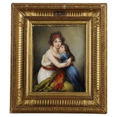 Portrait of Madam Vigée-Lebrun and her daughter after Elisabeth Vigée-Lebrun