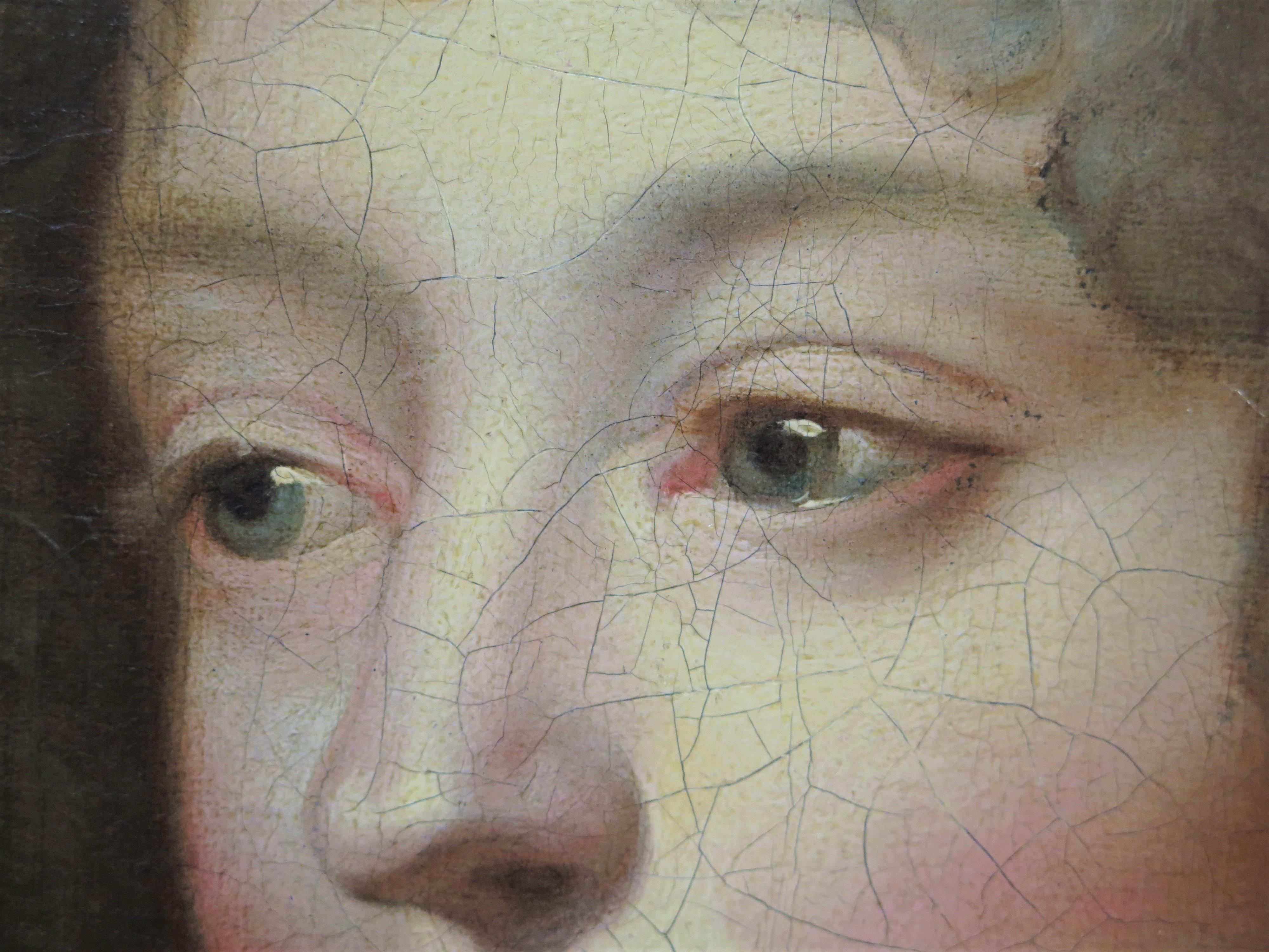 Hand-Painted Portrait of Marie de Rabutin-Chantal after Claude Lefèbvre (France, 1633–1675)