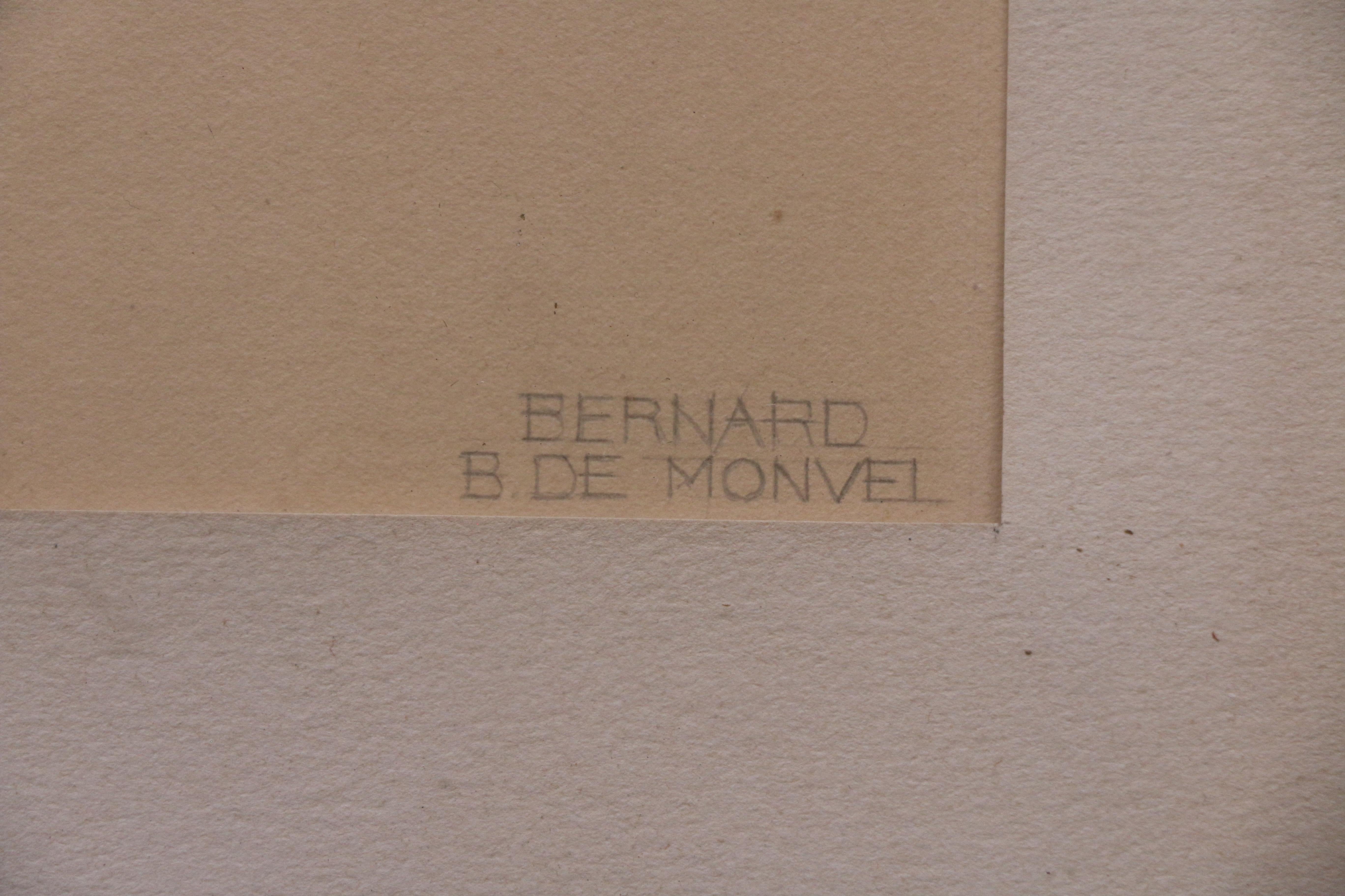 Bernard BOUTET DE MONVEL (1881 - 1949), Retrato de la Srta. Lise Brissaud en Bueno estado para la venta en Paris, FR