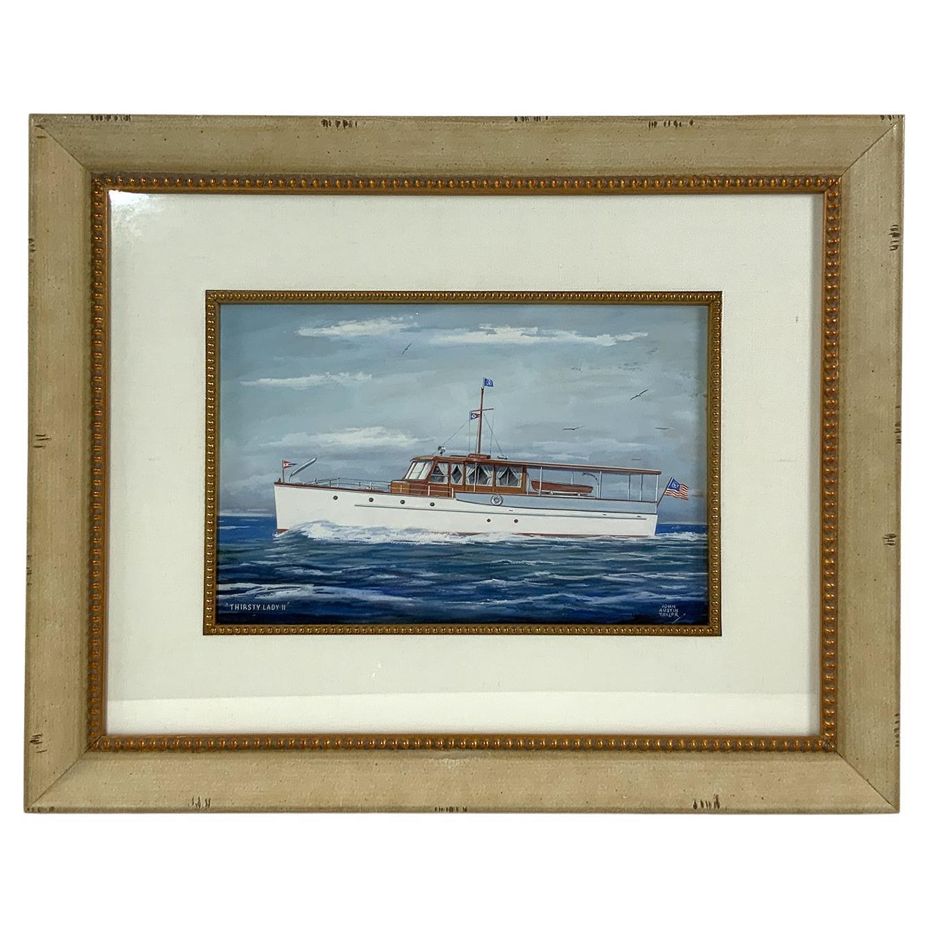 Portrait of Motor Yacht Thirsty Lady ii For Sale