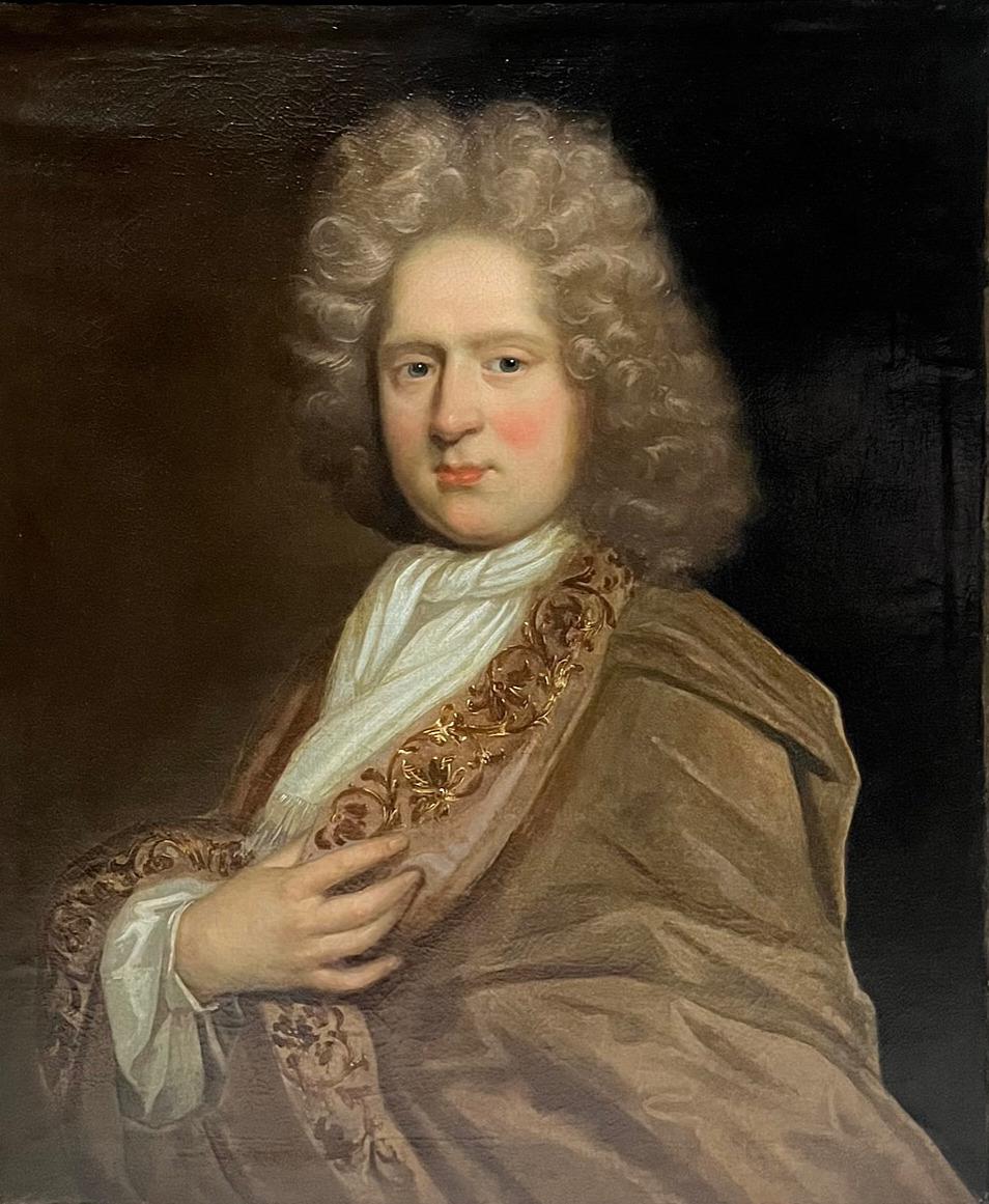 Baroque Portrait of 'Mr. Bell' Attributed to Sir Godfrey Kneller, circa 1720 For Sale