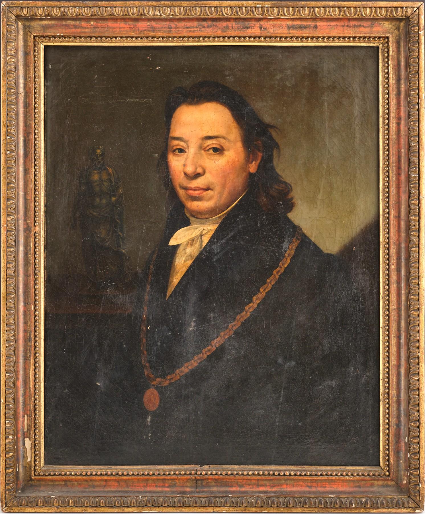 Porträt des bekannten tschechischen Physikers Julius Vincenz von Krombholz (1782-1843) (Sonstiges) im Angebot