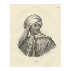 Portrait of Omai, a Polynesian Man, by Karl Joseph Brodtmann, 1835