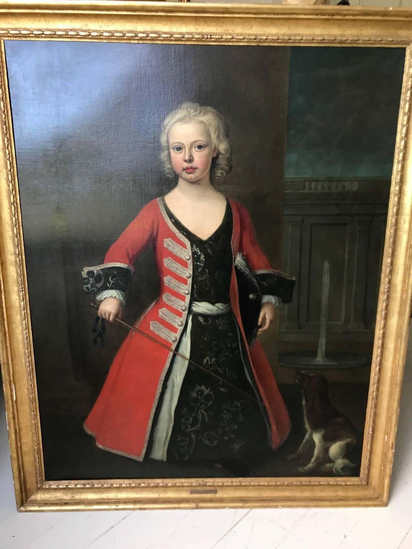 Anglais Portrait du Prince William III, fils du King William II en vente